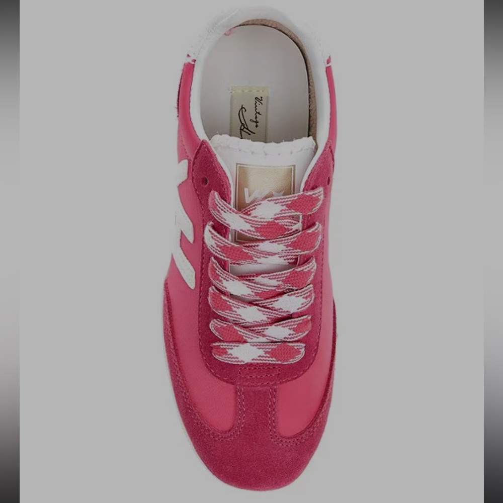 New Vintage Havana Fuchsia Suede Sneakers - Picture 3 of 3